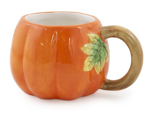 PRICES MAY VARY. CERAMIC MUG: Great for a cuppa, mug is microwave and dishwasher safe for easy reheating and cleaning HOLDS UP TO 16-OUNCES: Fill with your favorite hot or cold beverage PUMPKIN: Orange mug is shaped like ridged pumpkin, features stem brown handle and leaf accent ENTERTAIN IN STYLE: Great for serving guests at Thanksgiving and harvest celebrations, also lovely for the fall family table CELEBRATE THE HOME: Enhance the beauty of your indoor and outdoor spaces with kitchen, garden, Spooky Dinner, Chocolate Transfer Sheets, Harvest Celebration, Orange Mugs, Pumpkin Mug, Pumpkin Coffee, Local Gifts, Country Store, Mug Set