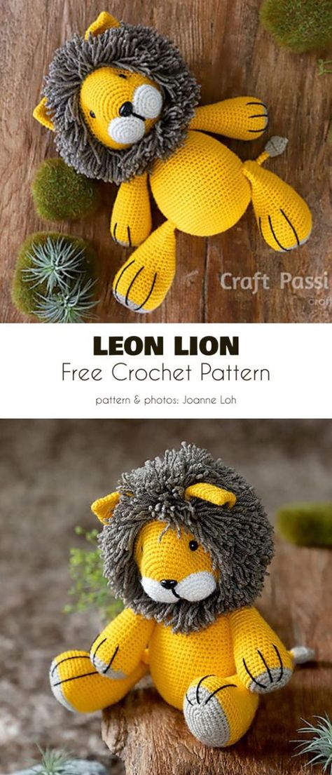 Leon Lion Amigurumi Free Crochet Pattern Leon is a beautiful little guy, with his shaggy mane, chubby tummy and paws. This is an easy and fun pattern. #amigurumi #amigurumipattern Lion Amigurumi, Lion Crochet, Beauty Hacks That Actually Work, Crochet Lion, Beauty Tips And Tricks, Pola Amigurumi, Amigurumi Free, Amigurumi Free Pattern, Crochet Patterns Amigurumi