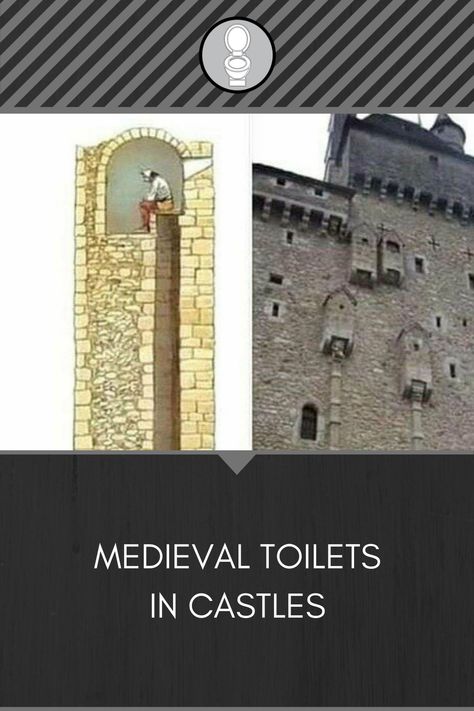 Medieval toilets were basically primitive but in castles, they were more comfortable even if, sometimes, more dangerous. #middleages #architecture #history #castles #toilets Castle Toilet, Castle Floor Plan, Architecture History, Medieval Castle, Interesting Photos, Bath House, Toilets, Middle Ages, Kale