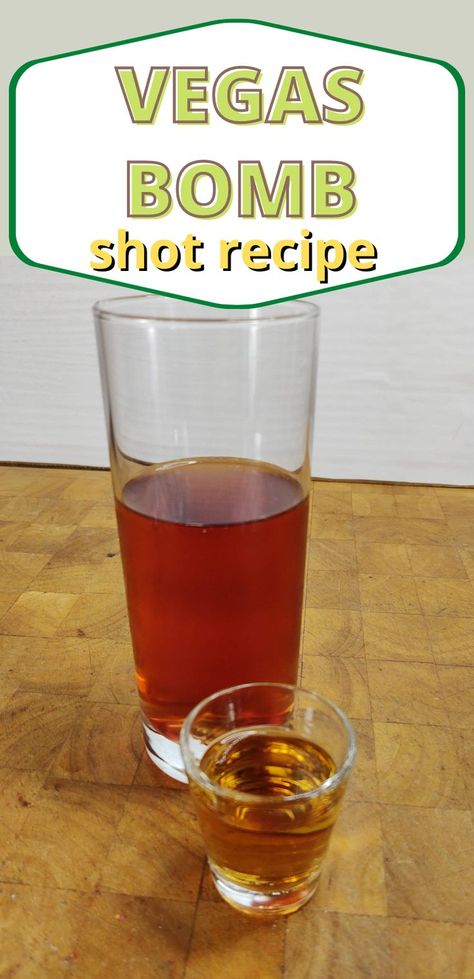 vegas bomb shot - shot of crown royal in front of glass of red bull and peach schnapps Vegas Bomb, Bomb Shots, Bomb Drinks, Red Bull Drinks, Fun Party Drinks, Los Vegas, Vegas Party, The Vegas, Peach Schnapps