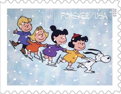 charlie brown christmas Charlie Brown Ice Skating, A Charlie Brown Christmas, Christmas Movie Quotes, Usa Stamps, Peanuts Comic Strip, French Christmas, Christmas Tale, Brown Christmas, Peanuts Christmas