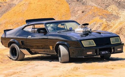 V8 Interceptor, The Road Warriors, Car Max, Hot Rods Cars Muscle, Tv Cars, Robot Sculpture, Australian Cars, Automotive Artwork, Cars Usa