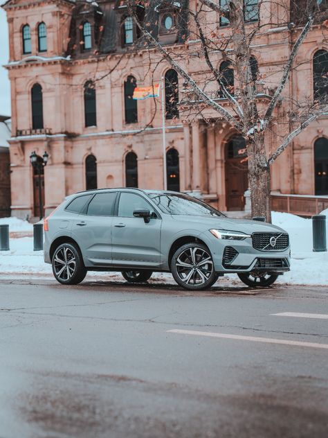 Experience elegance in motion with the 2024 XC60 Plug-in Hybrid in mesmerizing Vapour Grey. #VolvoCarsNB #VolvoXC60 Volvo Suv Xc90, Volvo Suv, Volvo Xc, Volvo Cars, Volvo Xc60, Vroom Vroom, Future Car, New Cars, Volvo