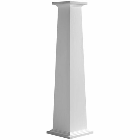 Pvc Column Wraps, Craftsman Columns, Column Wraps, House Basement, Mission Style Homes, Water Ideas, Column Wrap, River Retreat, Square Columns