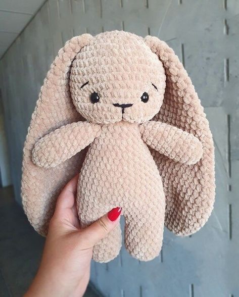 Rabbit Amigurumi Free Pattern, Crochet Rabbit Free Pattern, Modern Haken, Lidia Crochet Tricot, Christmas Crochet Blanket, Toy Rabbit, Crochet Bunny Pattern, Crochet Rabbit, Crochet Animals Free Patterns