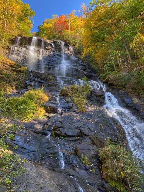 Embraced by the gentle slopes of the Appalachian Mountains, Dawsonville, Georgia emerges as a picturesque destination for a fall getaway. Offering a wealth of outdoor experiences and awe-inspiring landscapes, it's a place where memorable adventures are waiting to be created. #Travel #Taste #tour #DawsonvilleFall #AppalachianAdventures #FallInDawsonville #OutdoorEscapes #AutumnGetaway #ScenicDawsonville #MountainRetreat #ExploreGeorgia #NatureLoversParadise #FallAdventureAwaits Waterfalls In Georgia, Dawsonville Georgia, Amicalola Falls, Nature Therapy, Cascading Waterfall, Fall Getaways, Georgia Travel, Georgia Mountains, Mountain Stream