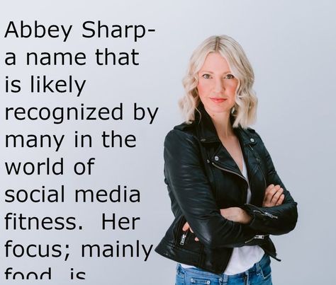 Today, we're taking a look at Abbey Sharp, who is quite popular among the online fitness world! Click to see whole review Abbey Sharp, Online Fitness, Online Workouts, A Name, Blog Posts, Take That, Social Media, Media