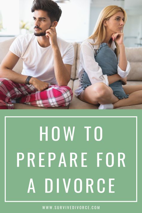 If you are getting ready to go through the divorce process you may find yourself asking "How do I prepare for the divorce process?" If you are this guide is here to help you with everything you need to know about how to prepare for divorce starting with financial advice. #divorceadvice #divorcepreparation #preparefordivorce Divorce Advice Kids, Dating A Divorced Man, Marriage Counseling Questions, Preparing For Divorce, Divorce Counseling, Marriage Struggles, Divorce Support, Divorce Help, Marriage Therapy