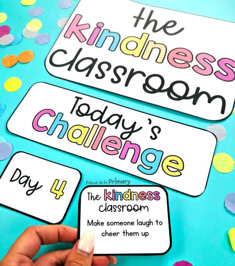 Kindness Door Decorations Classroom, Kindness Month, Kindness Classroom, Fourth Grade Classroom, Classroom Kindness, Acts Of Kindness For Kids, Kindness Club, Camp Themes, Kindness Lessons