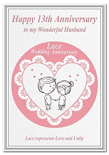 13th Wedding Anniversary Cards Lace 13 Thirteen Year Happ... https://www.amazon.co.uk/dp/B07Y8GWVPQ/ref=cm_sw_r_pi_dp_U_x_2JhSDb545SB4S 13 Year Wedding Anniversary, Anniversary Wishes For Husband, Coloring Pictures For Kids, Wishes For Husband, Happy 10th Anniversary, 13th Anniversary, Wedding Anniversary Wishes, Husband Card, Anniversary Greetings