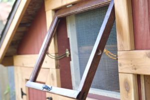 Coop Windows, Hinged Window, Mini Homestead, Cheap Chicken Coops, Small Chicken Coops, Can Chicken, Backyard Chicken Farming, Coop Design, Chicken Coop Designs