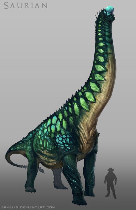 Alamosaurus | Saurian Wikia | FANDOM powered by Wikia Alien Monsters, Dinosaur Game, Prehistoric Wildlife, Beast Creature, Jurassic World Dinosaurs, Ancient Animals, Prehistoric Art, Paleo Art, Fantasy Beasts