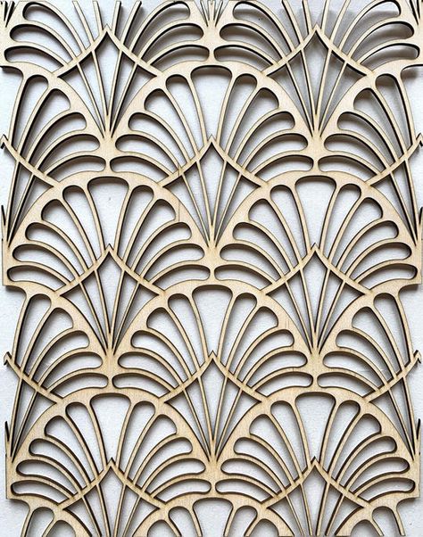 Leaf Wall Stencil, Interior Art Deco, Wooden Inlay, 3d Templates, Art Deco Inspiration, Stencil Painting On Walls, Gilding Wax, Motif Art Deco, Art Deco Interior Design