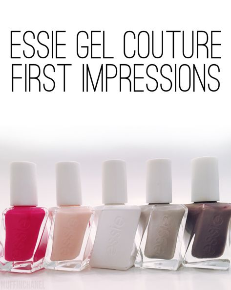 Essie has launched a new range of gel nail polish (Essie Gel Couture) and I love Essie so I wanted to give it a try. Here's my first impressions Essie Gel Polish, Nail Polish Essie, Couture Nails, Essie Gel Couture, Essie Gel, Gel Couture, Essie Nail Polish, Luxury Nails, Fair Skin