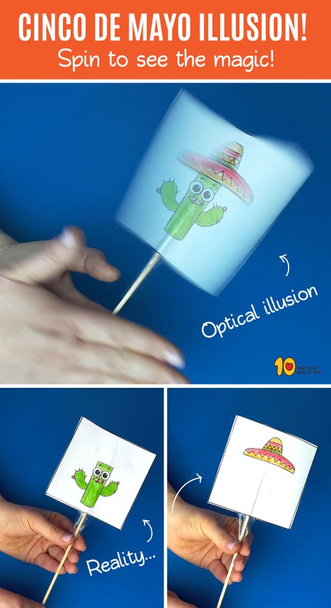 Illusion d'optique Optical Illusions Games, Shadow Craft, Illusion Games, Mariachi Band, Camping Art, Optical Illusion, Science For Kids, Science Activities, Summer Crafts