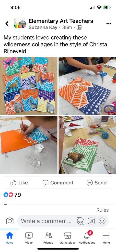 Paper Collages, 2nd Grade Art, 6th Grade Art, 4th Grade Art, 5th Grade Art, 3rd Grade Art, Kids Art Class, Art Lessons For Kids, Elementary Art Projects