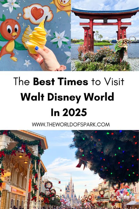 START PLANNING YOUR 2025 WALT DISNEY WORLD VACATION | Looking to visit Disney World in 2025 but are unsure when to make the trip? There are pros and cons to every season ranging from weather, crowds, and seasonal offerings. This article will help you narrow down your choice of the best time to visit Disney World in 2025. Disney World In February, Disney Tips And Tricks, Planning A Disney World Vacation, Disney World Vacation Planning, Disney Ideas, Disney World Parks, Walt Disney World Vacations, Vacation Looks, Disney World Tips And Tricks