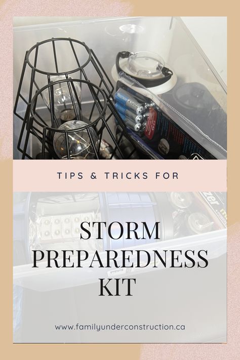 Tips, tricks & must have's to put together a storm survival kit for hurricanes, thunderstorms, snow storms, wind storms, and black outs. Winter Storm Prep, Emergency Meals, Storm Preparedness, Storm Prep, Snow Storms, Storm Shelter, Fall Cleaning, Severe Storms, Lifestyle Blogs