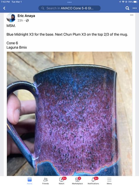 Mayco Glaze Combinations Eggplant, Chun Plum Glaze Combinations, Chum Plum Glaze Combinations, Autumn Purple Glaze, Purple Glaze Combinations, Amaco Weeping Plum, Purple Crystal Glaze Combinations, Amaco Potters Choice Glaze Combinations Indigo Float, Purple Crystal Glaze