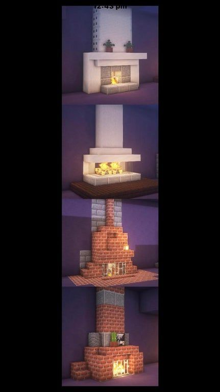 Minecraft Fire Pit Ideas, Maison Minecraft Aesthetic, Fire Pit Minecraft, Cute House Ideas Minecraft, Minecraft Fire Pit, Minecraft Building Ideas Modern, Minecraft Doorway Ideas, Minecraft House Floor Plans, Cute Minecraft Interior