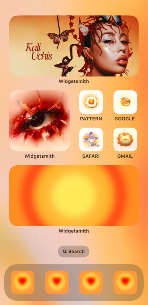 Kali Uchis Homescreen Layout, Kali Uchis Iphone Wallpaper, Kali Uchis Phone Theme, Kali Uchis Homescreen, Kali Uchis Orange, Kali Uchis Aesthetic Wallpaper Iphone, Kail Uchis Wallpaper, Kali Uchis Wallpaper Laptop, Kali Uchis Widget