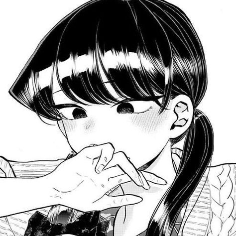 Komi San, Black Hair, Bangs, Hair, Anime, Black