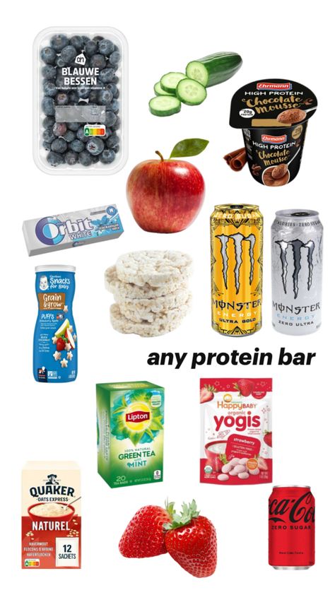 SNACK INSPO SNACKS MEAL INSPIRATION WEIGHT LOSS Protein Snacks For School, Low Calorie Snacks To Buy, Chocolate Calories, Strawberry Gluten Free, Calorie Snacks, Health Meals, Healthy Food Swaps, Healthy Protein Snacks, Food Swaps