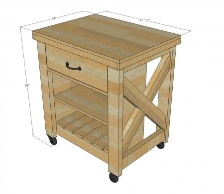 Small Rolling Kitchen Island, Diy Kitchen Cart, Reclaimed Wood Kitchen Island, Kitchen Carts, Diy Keramik, Kitchen Island On Wheels, Reclaimed Wood Kitchen, Kitchen Island Plans, Building A Kitchen