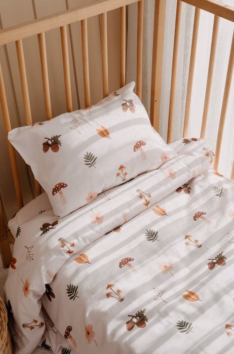 Toddler Woodland Bedding, Woodland Duvet Cover, Kids Bed Cover, Toddler Bed Sheets, Bedding Twin, Baby Pillow Case, Baby Duvet, Forest Quilt, Twin Size Duvet Covers