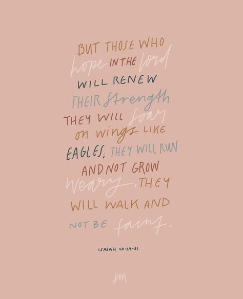 Seanie Mendoza’s Instagram post: “"...but those who hope in the Lord will renew their strength.⁠ They will soar on wings like eagles; they will run and not grow weary, they…” But Those Who Hope In The Lord, Run And Not Grow Weary, Hope In The Lord, Wings Like Eagles, Mendoza, Faith Quotes, The Lord, Bible Quotes, Eagles