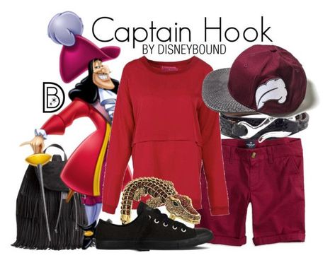 Captain Hook Disneybound, Hook Disneybound, Fic Ideas, Disneybound Ideas, Peter And Wendy, Evil Disney, Pixie Hollow, Disney Villain, Disney Bounding