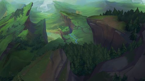 League Of Legends Environment, League Of Legends Map, Background Tile, Hand Painted Textures, Texture Painting, League Of Legends, Game Art, Northern Lights, Map