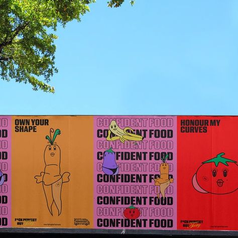 A disruptive and playful food waste awareness campaign designed for Oz Harvest. Food Waste Poster, Food Waste Campaign, Food F, Awareness Poster, Campaign Posters, Awareness Campaign, Food Poster, Design Skills, Student Work