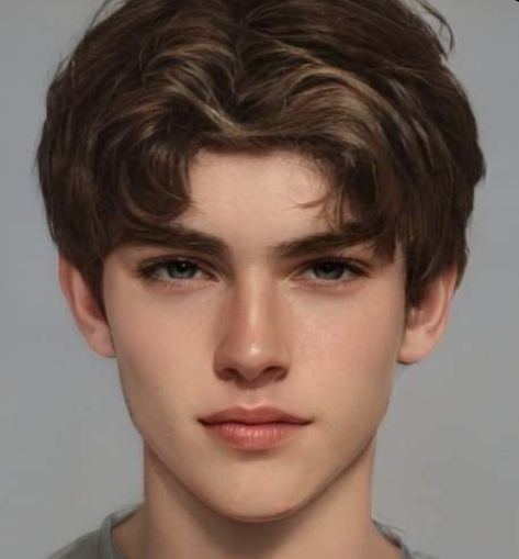 Millard Nullings, Brown Hair Male, Brown Hair Men, Novel Characters, Character Inspiration Male, Boy Face, Digital Portrait Art, Face Characters, Face Men