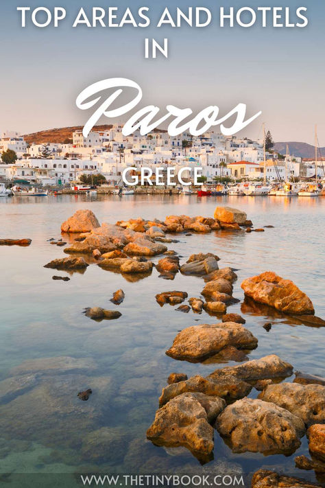 Where to Stay in Paros: Best Areas on the Island (+ Top Hotels)! 2 where to stay in paros Naoussa Paros, Island Holidays, Greece Honeymoon, Greek Vacation, Paros Island, Paros Greece, Greece Travel Guide, Honeymoon Hotels, Greece Vacation