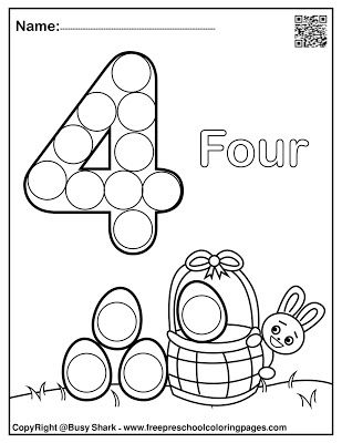 Easter 123 numbers dot markers printables,free preschool coloring pages ,free download pdf book , bunny rabbit holding basket of eggs 123 Numbers, Easter Math Worksheets, Dot Marker Printables, Apple Math, Prek Ideas, Easter Worksheets, Dot Marker Activities, Dot Worksheets, Abc Coloring Pages