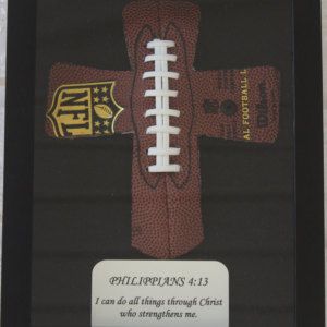 Football Room Ideas, Football Prayer, Football Cross, Football Rooms, Football Banquet, Coaches Wife, Sport Craft, Sports Room, Senior Night