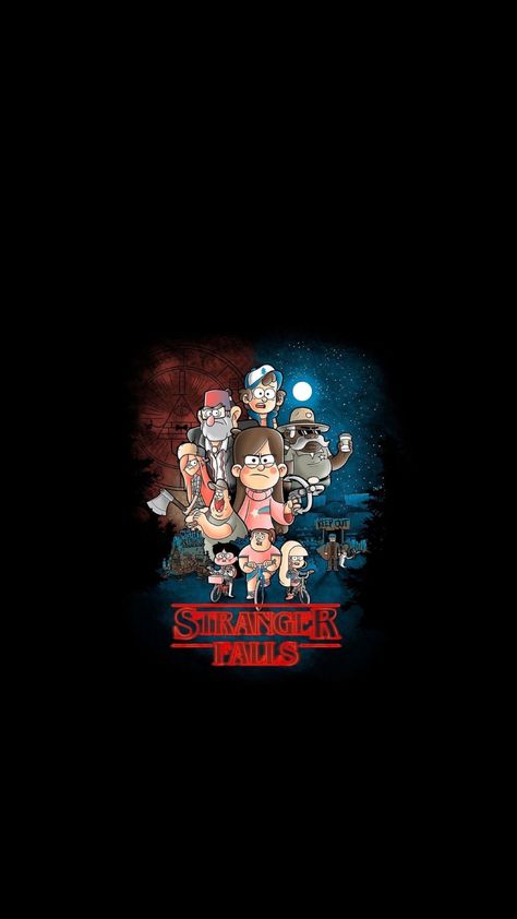 Gravity Waterfall, Waterfall Wallpaper, Wallpaper Themes, Iphone Wallpaper Themes, Gravity Falls, Gravity, Stranger Things, Iphone Wallpaper, Wallpapers