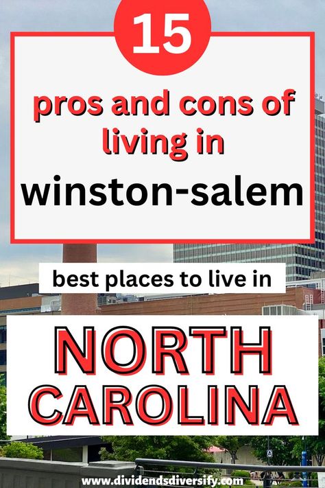 Discover the pros and cons of living in Winston-Salem, North Carolina including 15 essential things to know before moving to Winston-Salem because moving to North Carolina might be perfect for you. Visit North Carolina, Moving To North Carolina, Best Place To Live, Retirement Lifestyle, Winston Salem North Carolina, Best Places To Retire, Living In North Carolina, Winston Salem Nc, Places To Live