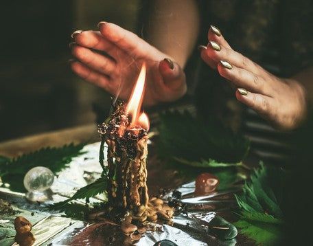 How to Dress and Anoint a Candle in Magic Rituals Anointing Candles Witchcraft, Witchcraft Candles, Conjure Oil, Powerful Magic, Purple Candles, Yellow Candles, Types Of Herbs, Candle Dressing, Orange Candle