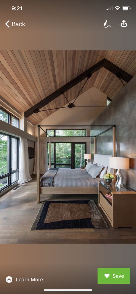 All of this! Craftsman Modern, Wooden Ceiling, Interior Design Per La Casa, Modern Barn House, Red Hill, Ski Lodge, Shed Homes, Duct Work, Hus Inspiration