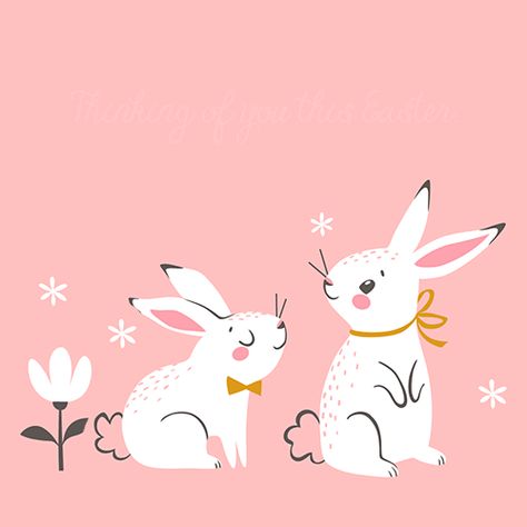 Happy Easter Bunny Illustration, Easter Drawings, Vintage Easter Cards, Easter Illustration, Animated Cards, Valentines Inspiration, 동화 삽화, Easter Wallpaper, Baby Illustration