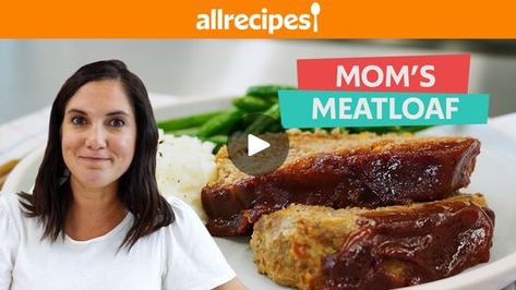 Everything You Need to Know to Make Better Homemade Meatloaf | You Can Cook That | via Allrecipes | Learn 5 secrets to making a flavorful, melt-in-your-mouth meatloaf that rivals Mom's. Here's everything you need to know to make better homemade... | By MyRecipes | Facebook Allrecipes Meatloaf, Delicious Meatloaf, Homemade Meatloaf, Buzzfeed Tasty, Best Meatloaf, Entree Recipes, Beef Dishes, Ground Beef Recipes, Meatloaf