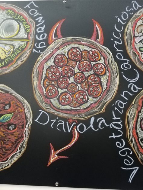 Pizza Chalkboard, Pizzeria Design, Neapolitan Pizza, Black Board, Chalkboard Art, Chalk Art, Chalkboard, Art Ideas, Chalk