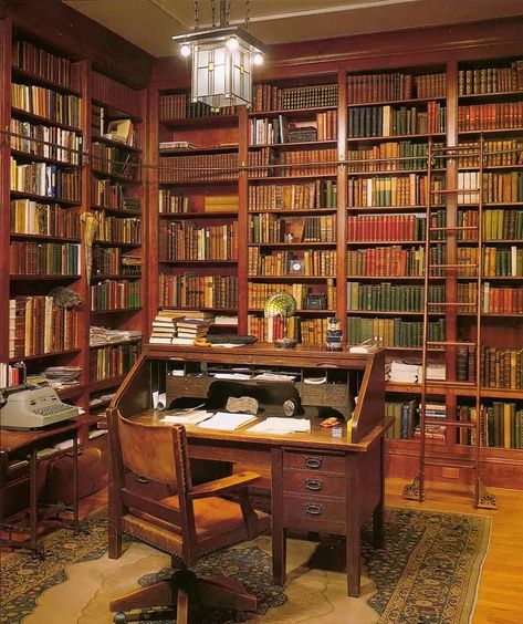 Fun Things I Learned Researching Victorian Libraries! – Vivacious Victorian Vintage Home Library, Library Window, Victorian Library, Lots Of Books, Library Bookcase, Dream Library, Beautiful Library, Library Room, Library Aesthetic