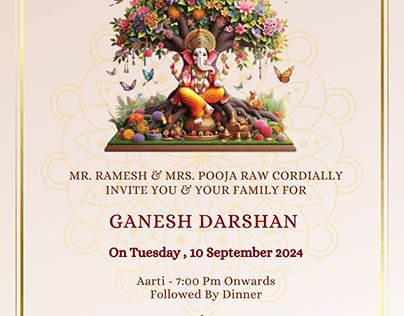 Check out new work on my @Behance profile: "e-invite | Ganesh Chaturthi Invite Design" http://be.net/gallery/205951779/e-invite-Ganesh-Chaturthi-Invite-Design Invitation For Ganpati Darshan, Ganesh Chaturthi Invitation Card, Ganesh Visarjan Invitation Card, Ganpati Invitation Pamphlet, Ganesh Nimarjan Invitation, Invite Design, Invitation Video, E Invite, Ganesh Chaturthi