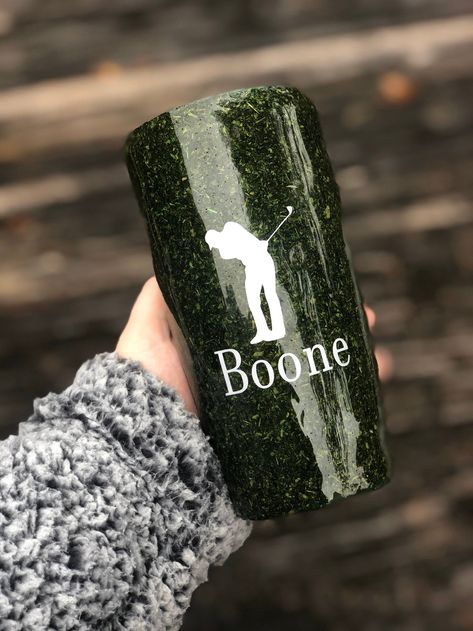 Manly Tumblers, Diy Gifts Cricut, Golf Diy Gifts, Tumblers For Men, Golf Tumbler, Tumblers Epoxy, Funny Golf Gifts, Golf Diy, Cricket Ideas