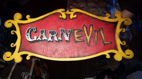 Nice CarnEvil Sign on Halloween Forum Clowns Halloween Decorations, Scary Carnival, Haunted Circus, Haunted Carnival, Creepy Carnival, Halloween Circus, Halloween Office, Clown Halloween, Halloween Clown