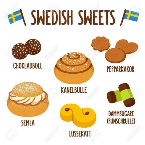 Travel Sweden, Europe Nature, Cream Bun, Stockholm Travel, Learn Swedish, Swedish Language, Chocolate Balls, Scandinavian Food, Sweden Travel