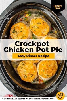 Crockpot Chicken Pot Pie Recipe, Chicken Pot Pie Recipe Crockpot, Pot Pie Recipe Easy, Slow Cooker Chicken Pot Pie, Crockpot Chicken Pot Pie, Pantry Meals, Chicken Pot Pie Recipe, Chicken Pot Pie Soup, Pot Pie Recipe